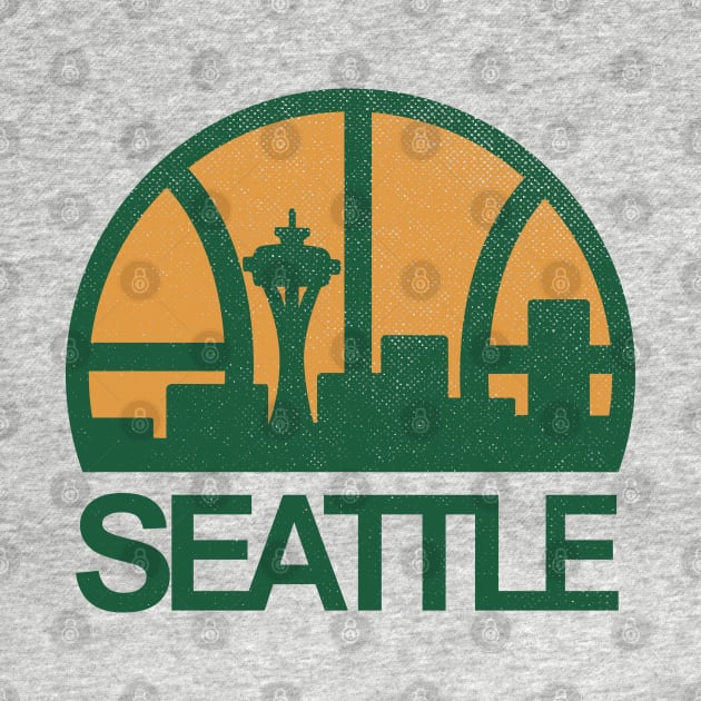 DEFUNCT - Seattle Supersonics Skyline by LocalZonly
